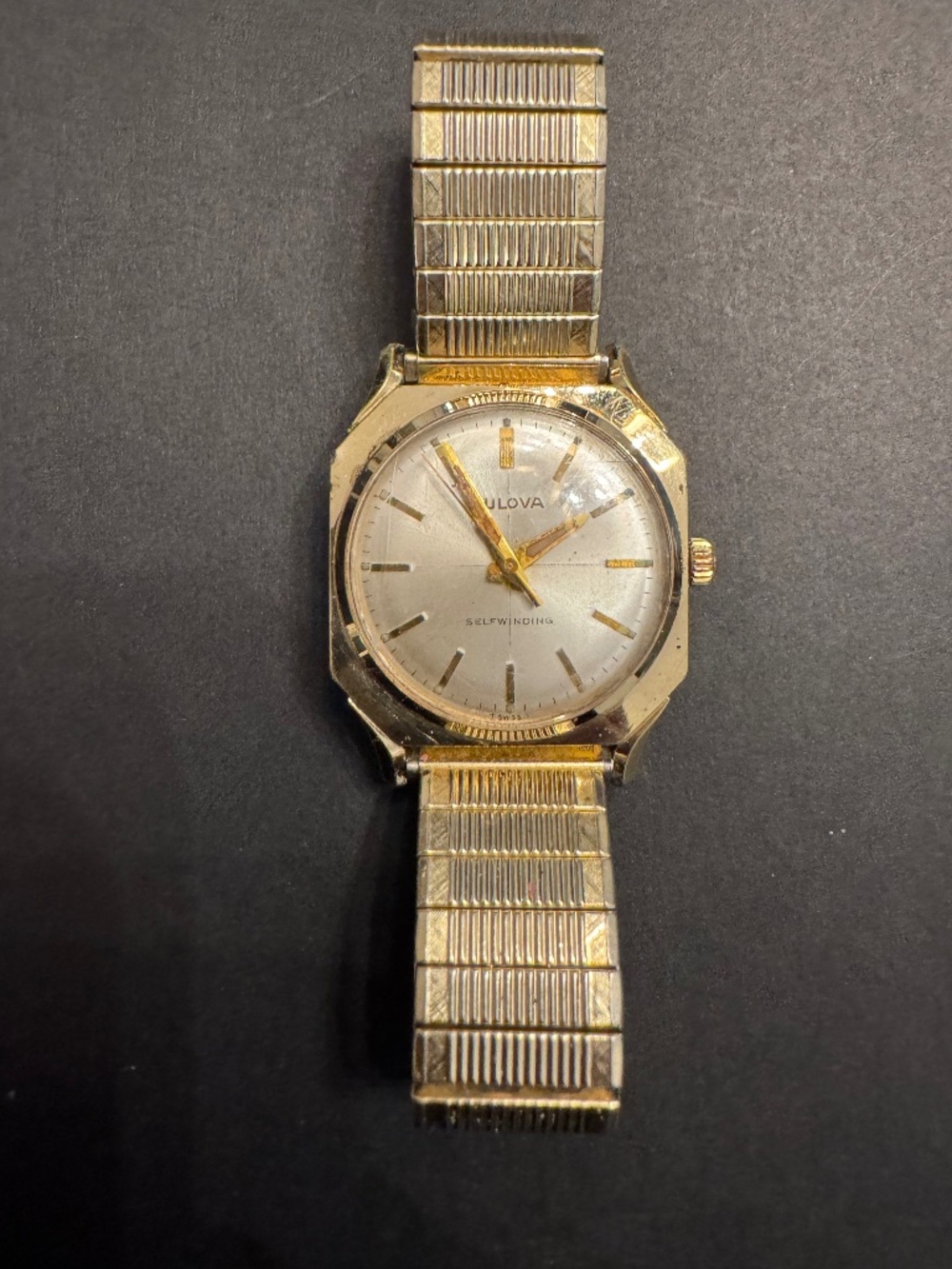 Vintage 1966 Bulova Self-Winding Watch - 10K RGP - M6 Date Code - Speidel Band